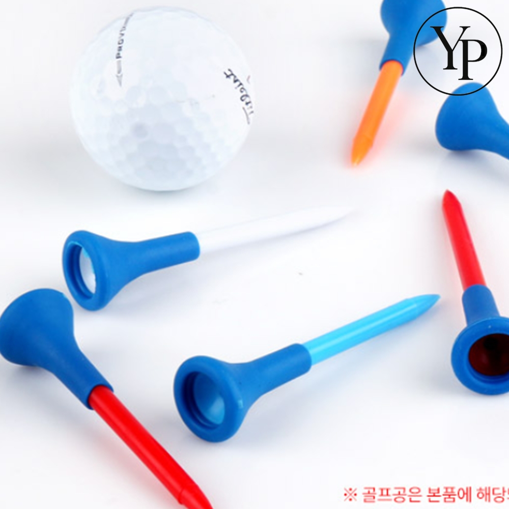 플라스틱 골프티 30개입 필드 티 롱티 분실방지 티걸이 골프 용품 - 메인 이미지