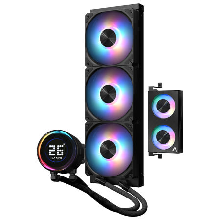 3RSYS 라니 FC 360 ARGB 수냉 CPU 쿨러 (블랙)