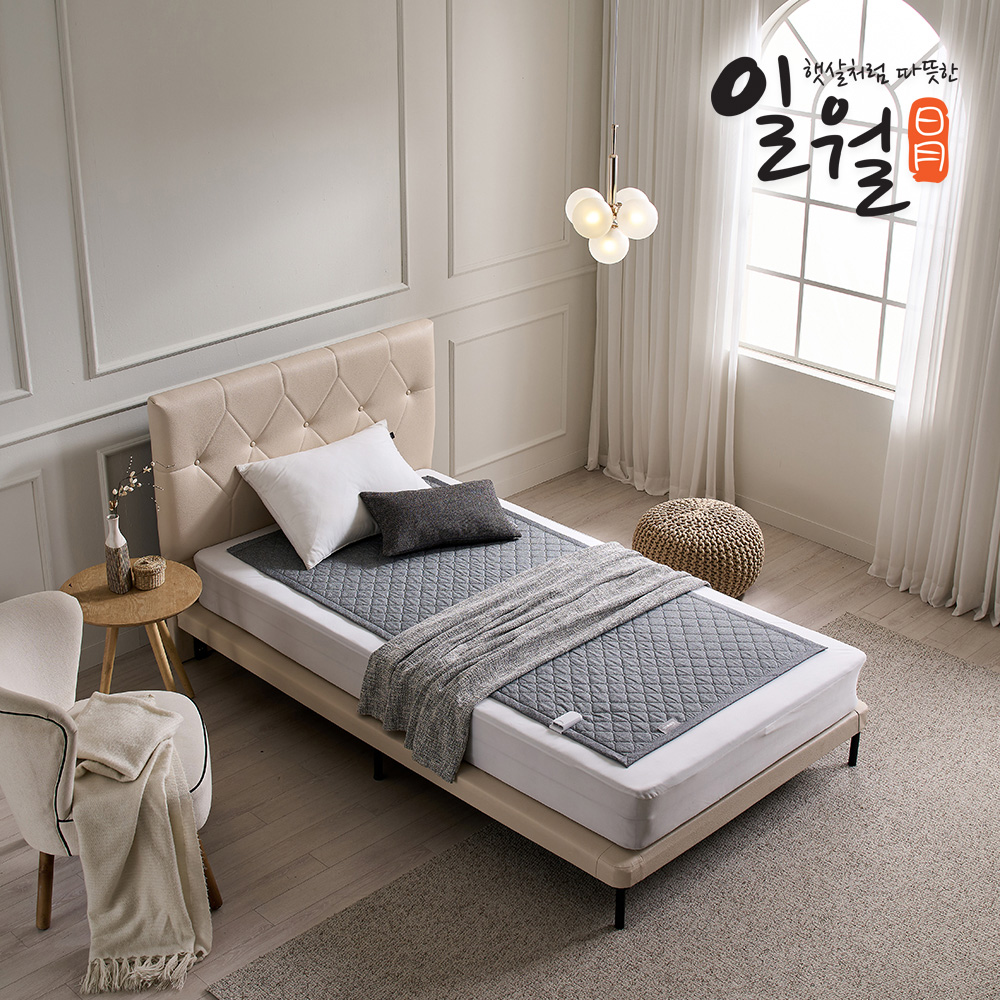 26년형 일월 전기매트 제이드 스퀘어 초절전형 워셔블 탄소 카본매트 싱글