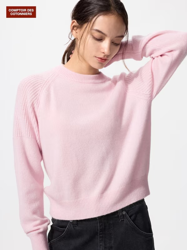 유니클로 스웨터 캐시미어 크루넥 스웨터 480457 이미지 6