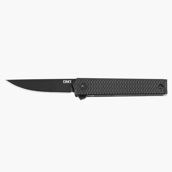 CRKT CEO 마이크로플리퍼 블랙 폴딩 나이프 등산 휴대용 칼 - 상세 이미지 2