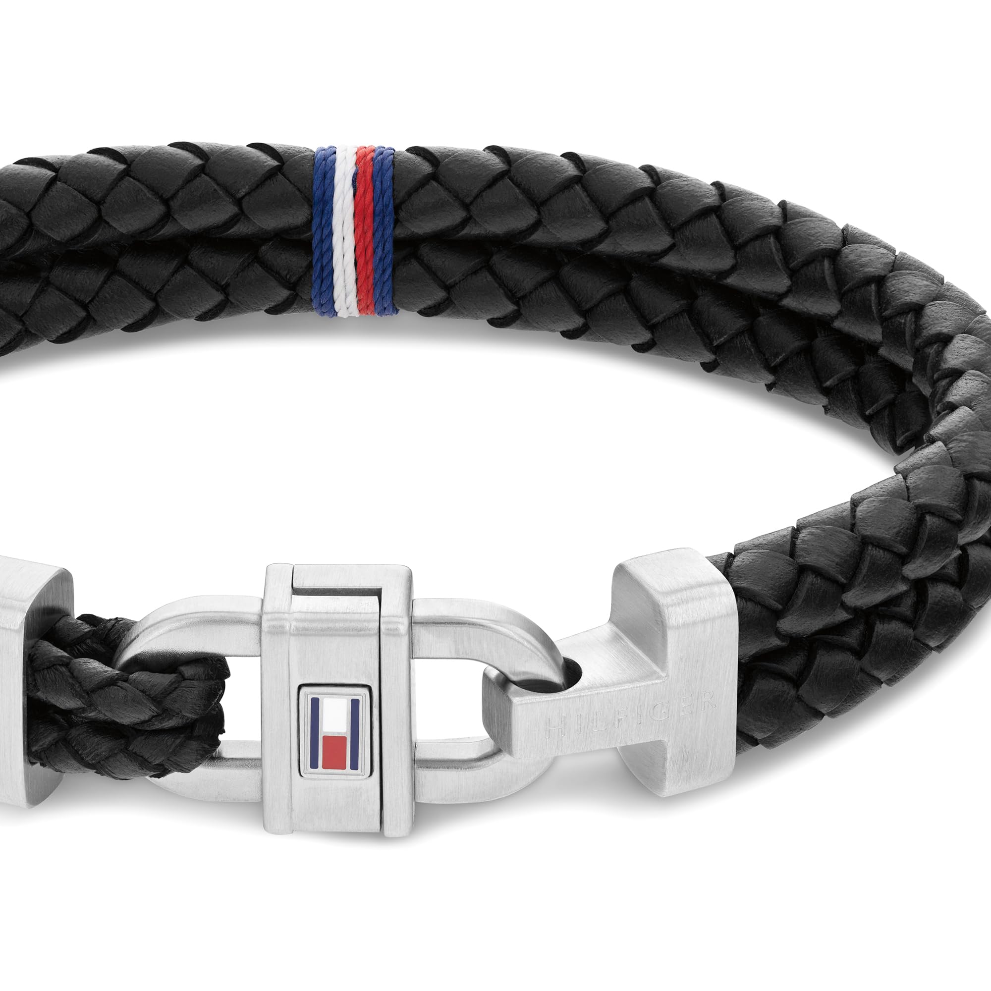 타미힐피거 남성 명품 가죽 팔찌 2790361 tommy hilfiger 블랙 - 상세 이미지 2