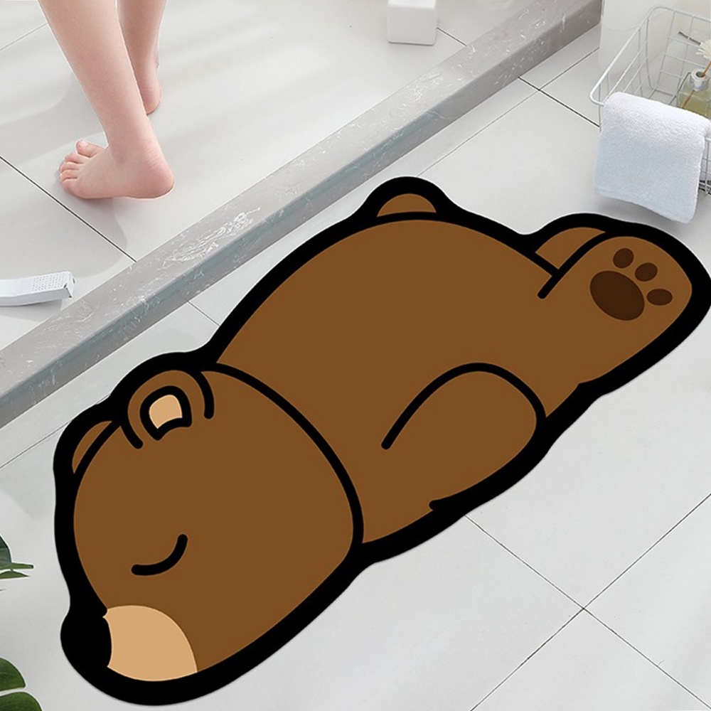 박대표마켓 주방 욕실 현관 규조토 발매트 욕실매트 화장실 전용 발판 - 상품 이미지