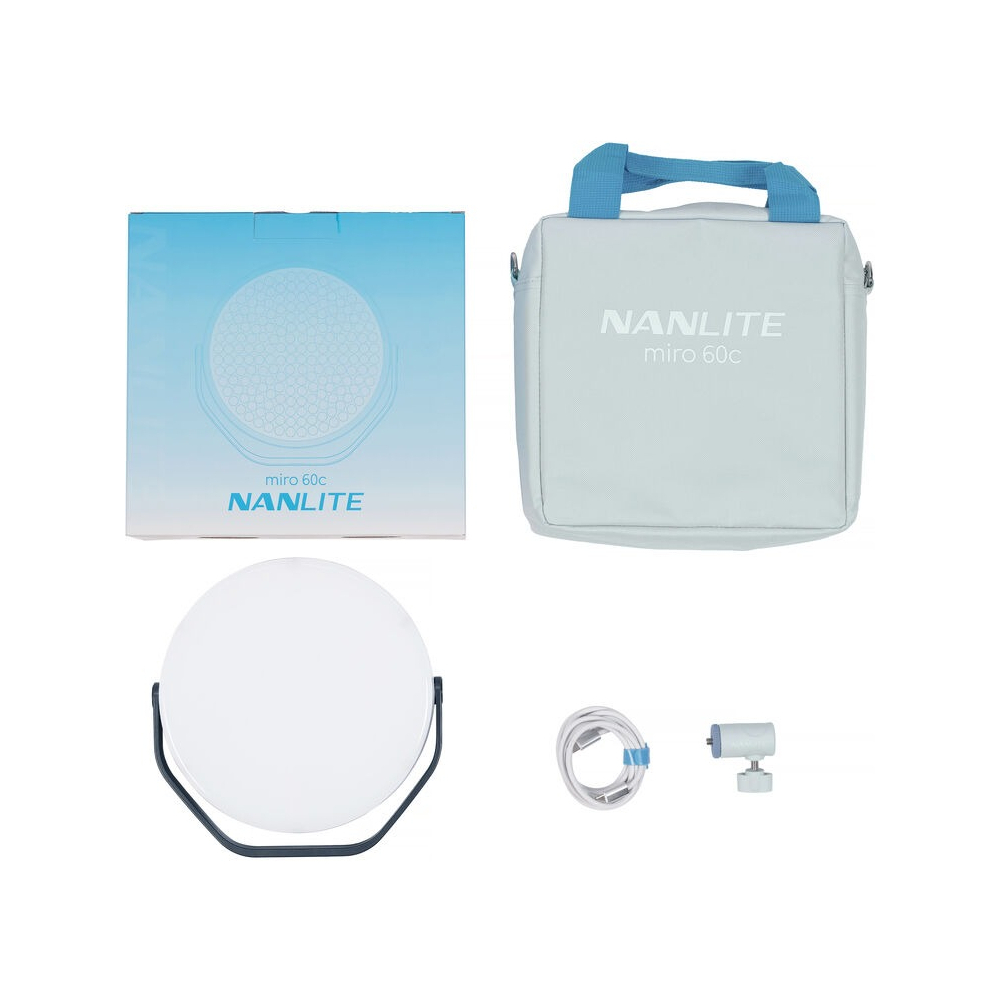 난라이트 miro 60c RGB 패널 촬영 조명