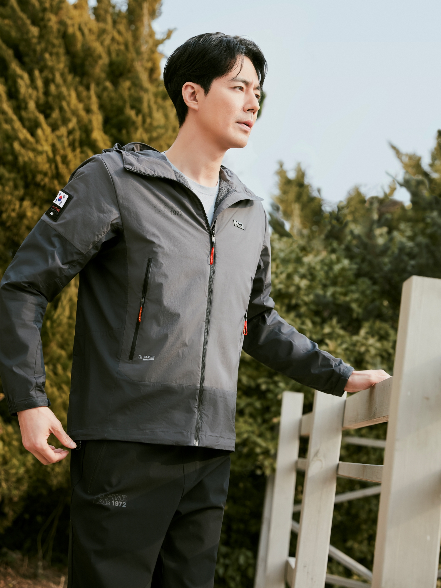 K2 남성 ALP 파이오니어(PIONEER) 폴라텍 알파 안감 자켓 (ECO)_Dark Grey KMP25101C6 - 메인 이미지