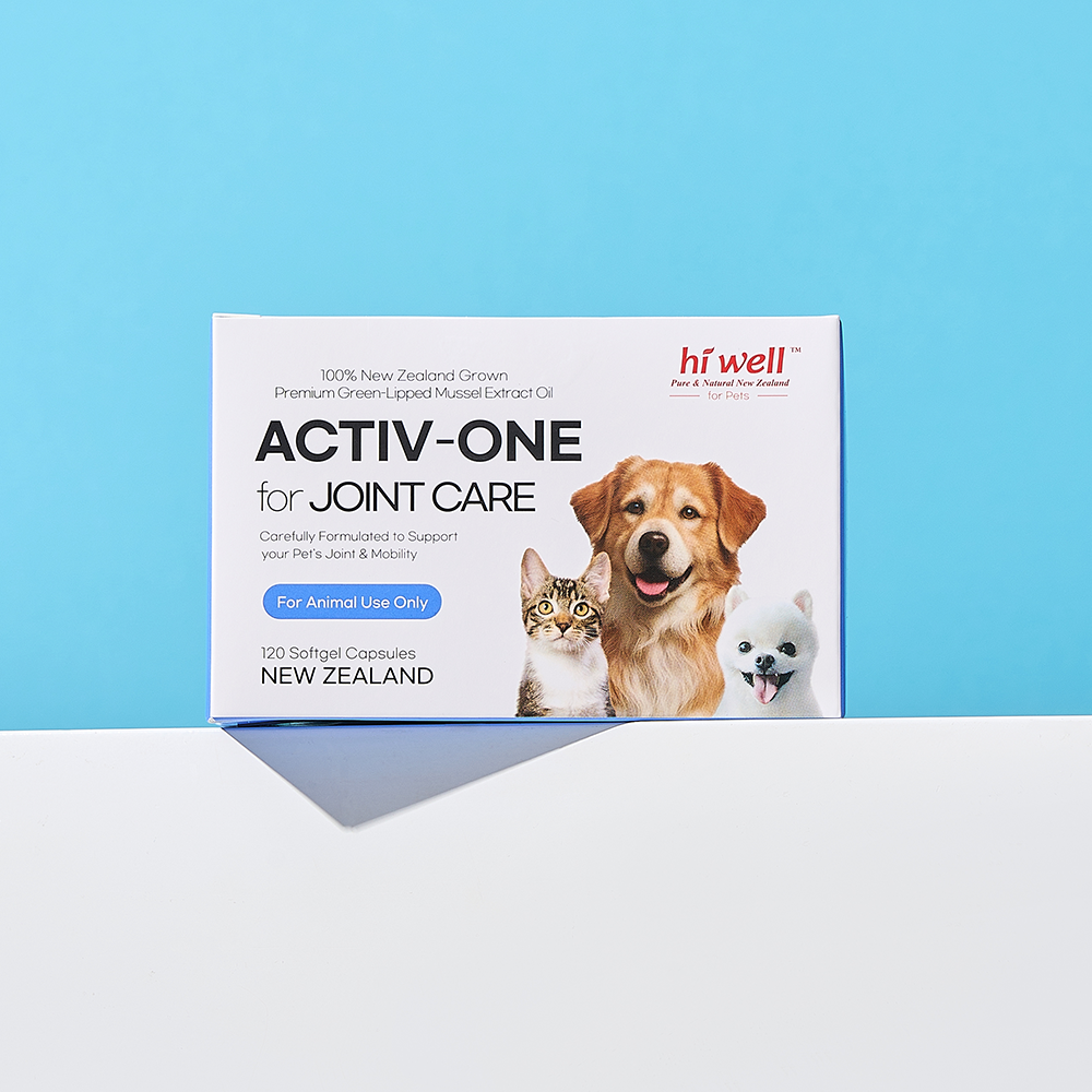 하이웰 액티브원 강아지 초록입홍합 오일 50mg 120정 2개입 고양이 겸용 이미지 4