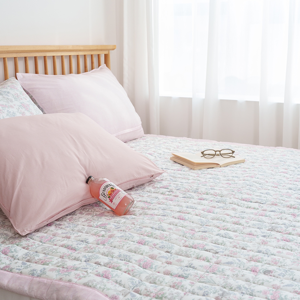 나라데코 100% 텐셀 모달 패드 꽃 플라워 밴딩 침대패드 SS