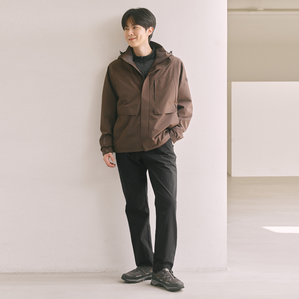 [PWX][A]Q325-7151-52 남성 기모 이중직 벨트형팬츠 - 상품 이미지