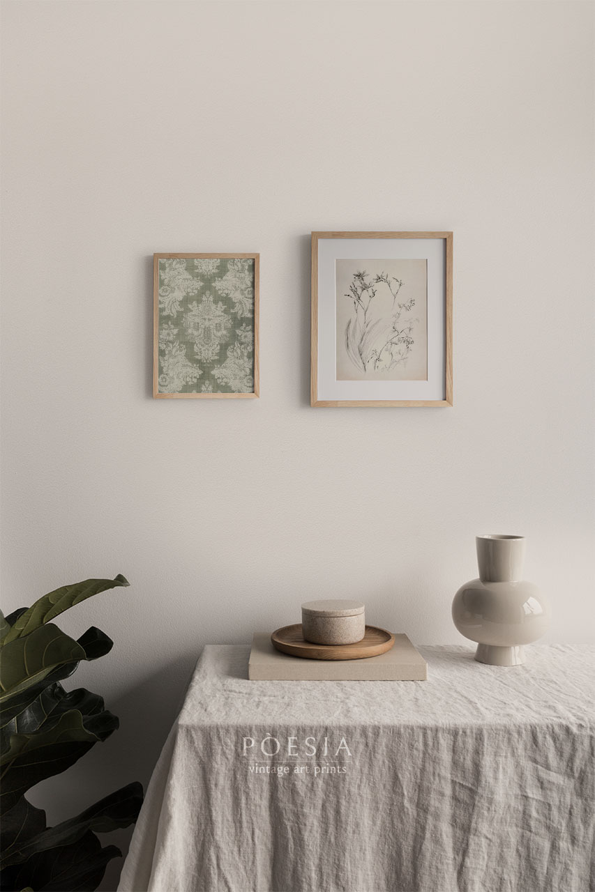 [조지 엘버트 버] Untitled (Botanical Study) 41×51.2 cm 매트&액자 포함 - 상세 이미지 4