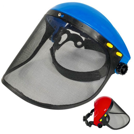 원예용 안전가드 예초기 얼굴가림망 얼굴보호대 벌초 작업용 모자