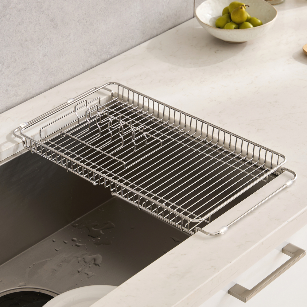 퓨어셀 304 올스텐 주방 싱크 플레이트 싱크볼 컵 선반 건조대