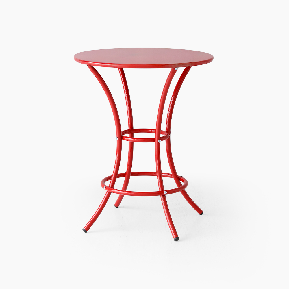 ROUNDE 빈티지 원형테이블 R60 레드 7614.1772