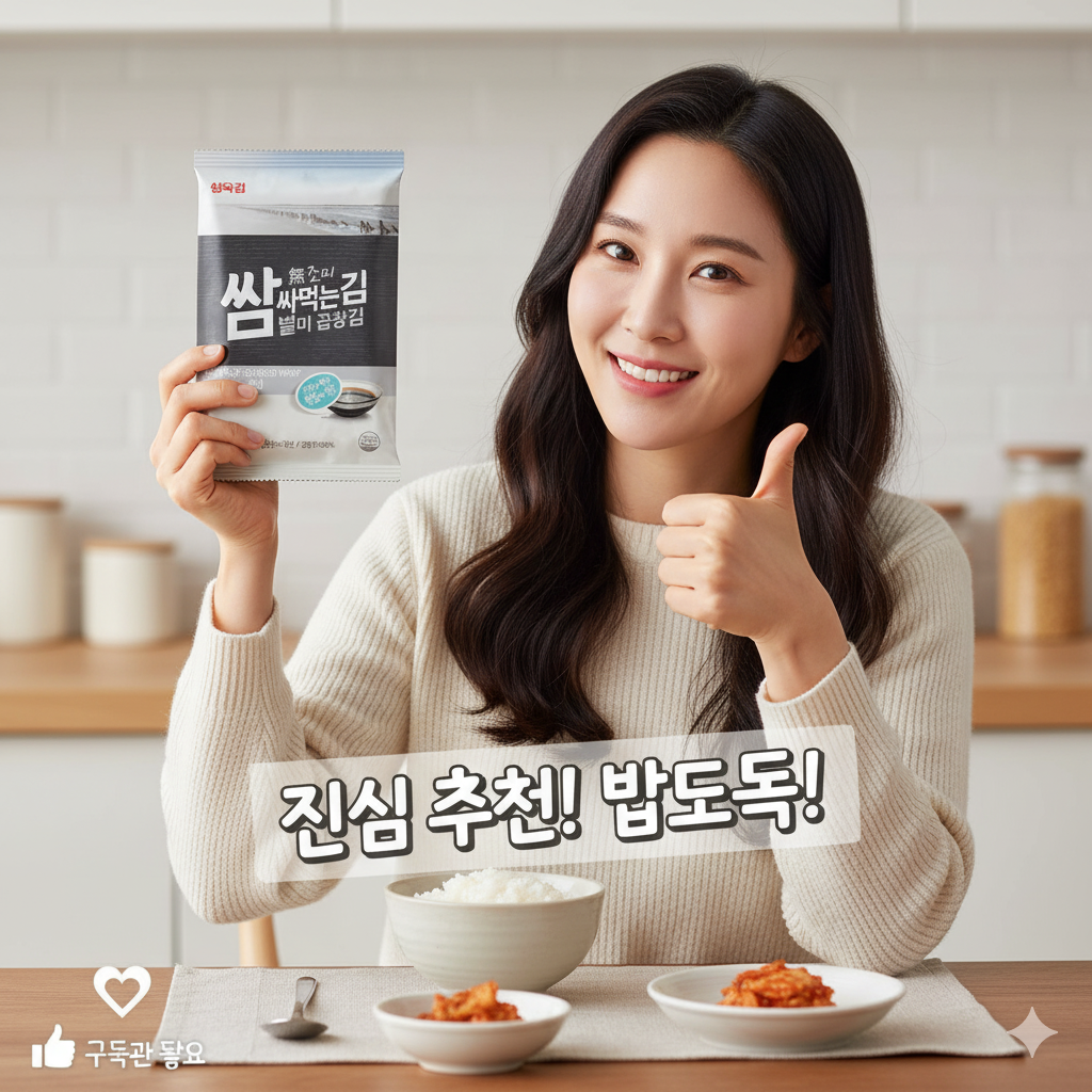 삼육김 무조미 쌈싸먹는김 별미곱창 (4절10매) 7.2g, 1개 - 상세 이미지 2