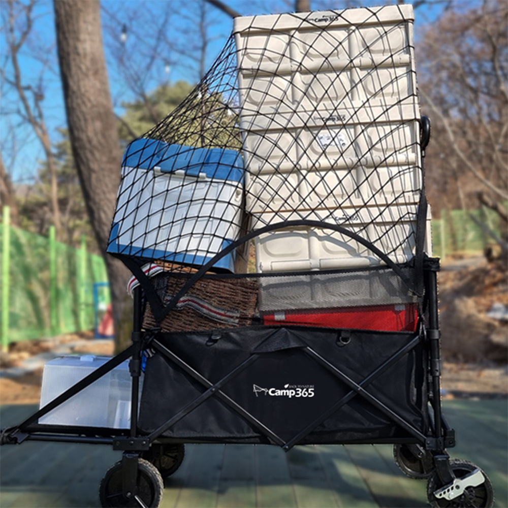 캠프365 캠핑웨건 카트 수레 구루마 손수레 짐수레 폴딩카트 캠핑수레 2단웨건 접이식 왜건