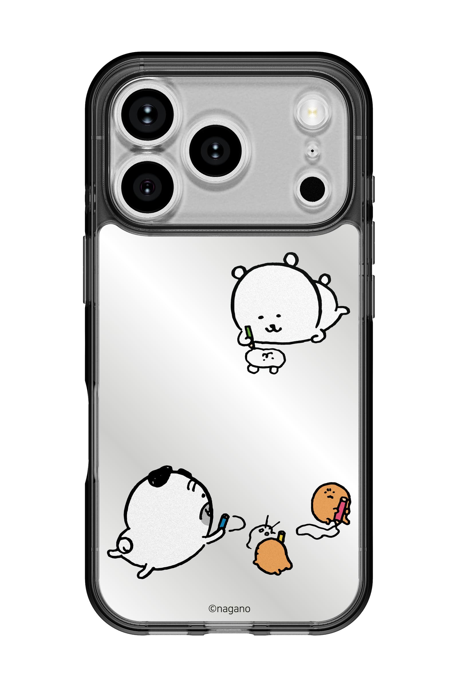 담곰이 농담곰 그림그리기 띠부띠부미러스킨 갤럭시/아이폰 케이스 부착용스킨 - 상세 이미지 2