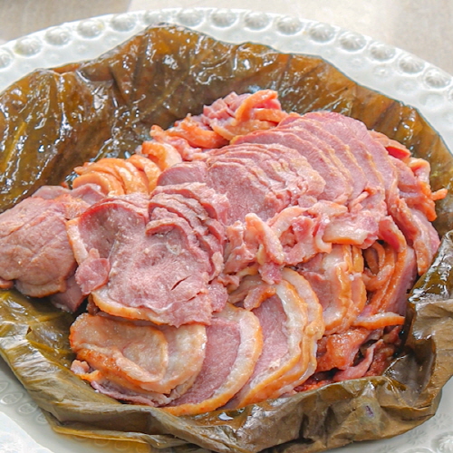 배나무골 연잎오리 훈제오리 슬라이스 국산 400g, 3개 - 메인 이미지