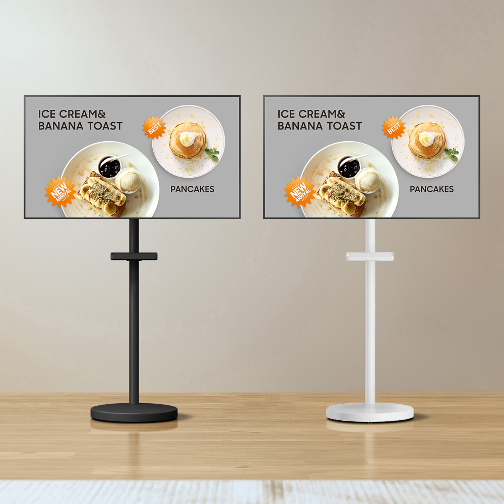 삼성 사이니지 80.1cm LH32QMC 107.9cm LH43QMC WIFI 블루투스 스마트미러링 피봇지원 이동식 스탠드 구성 대형 모니터 무빙스탠드 이미지 8