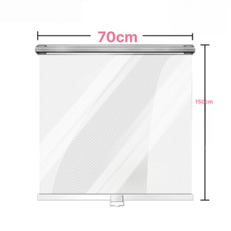 마트 냉장 투명 커튼 업소 롤스크린 진열 쇼케이스 구멍이있는70cm - 상품 이미지
