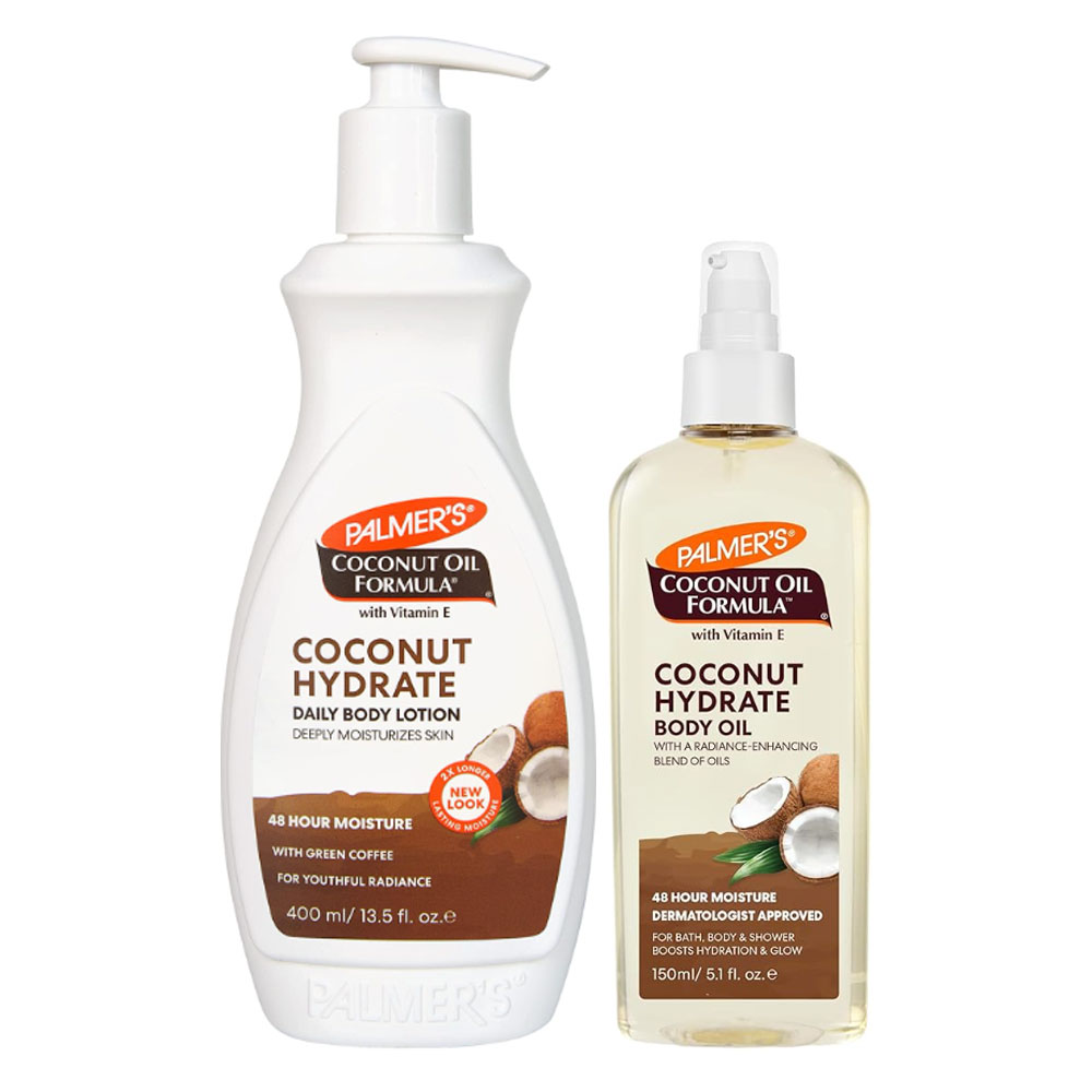 파머스 온가족 패키지(코코넛 바디로션 400ml + 오일 150ml) - 상품 이미지
