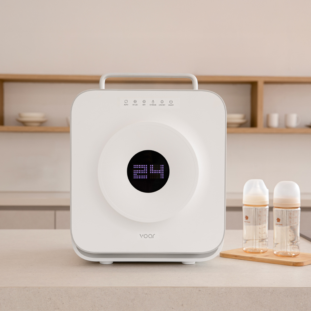 보아르 아가퓨어 UVC LED 젖병소독기 360도 살균 소독 대용량 열풍 저온건조 공기순환