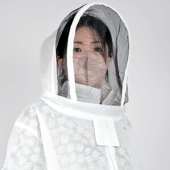 이중 망사 양봉 작업복 옷 방충복 벌망옷 벌초복 말벌 보호복 벌 방호복 상의 망사 양봉복 - 상품 이미지