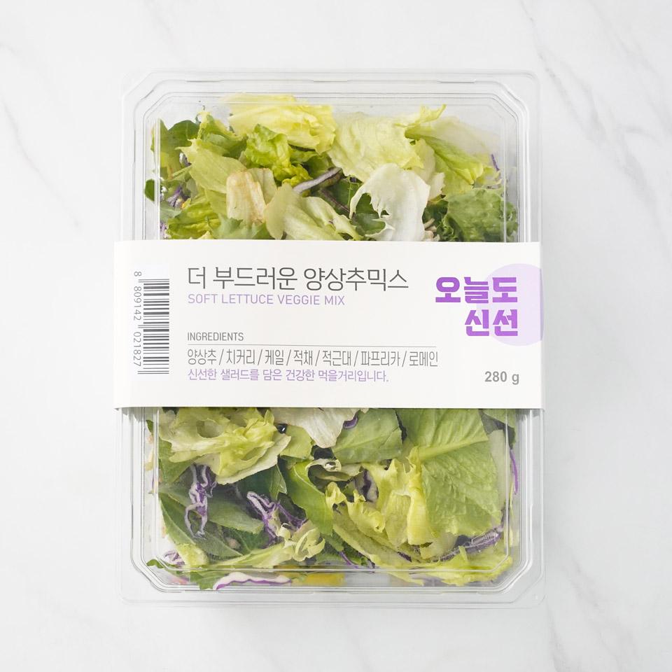 메가마트 더 부드러운 양상추믹스 280g/봉 - 상품 이미지
