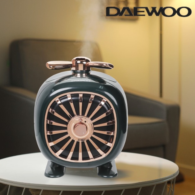 레트로 플라이 UV 초음파가습기 저소음 무드등 초음파식가습기