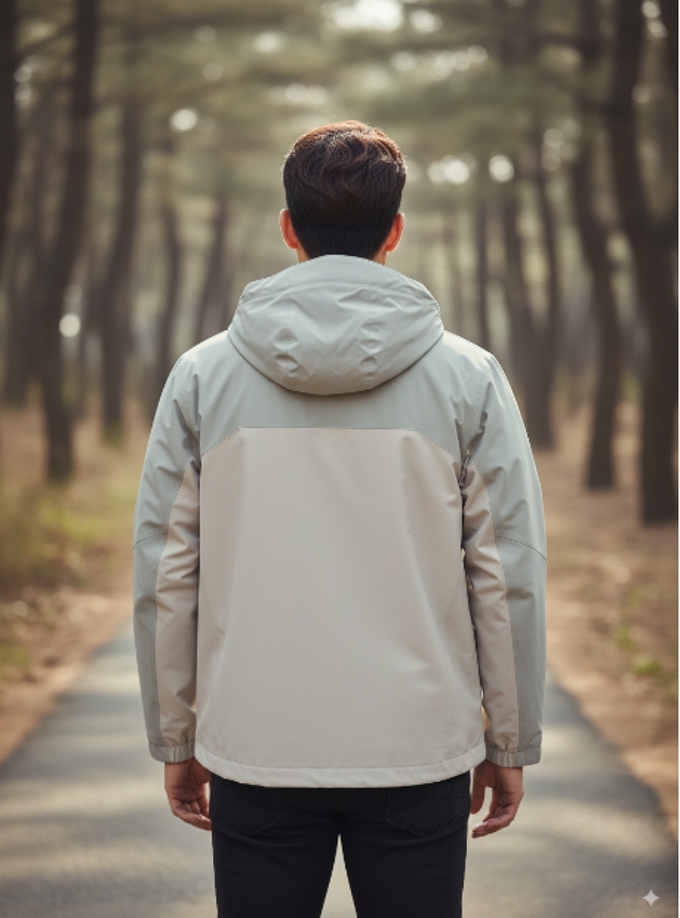K2 남성 가을 2L완벽한 방수 투습성 투톤컬러 등산 바람막이 자켓 - 상세 이미지 2