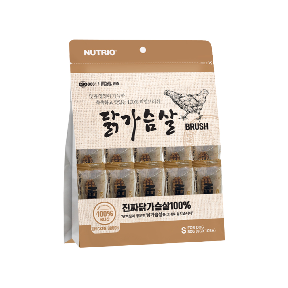 뉴트리오 강아지 육포 간식 저알러지 훈련용 교육 칭찬 6종 세트 - 상세 이미지 2