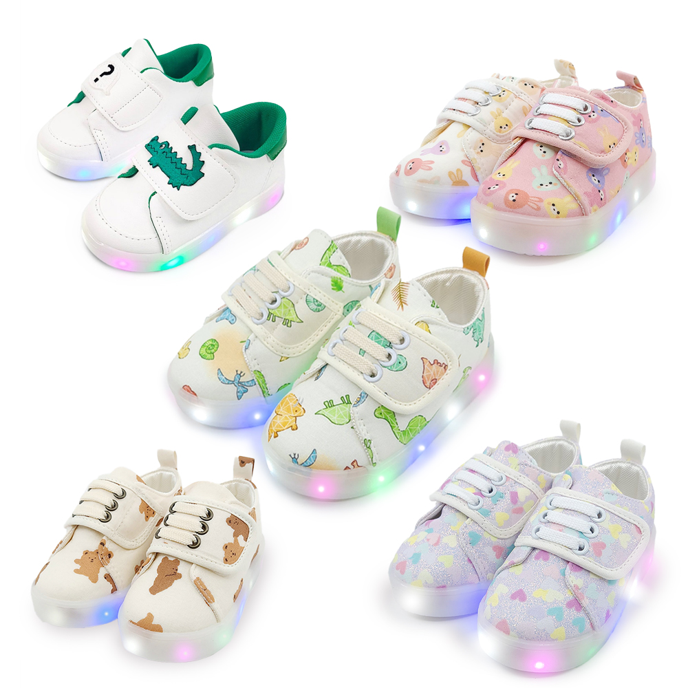 베이비솔 아기신발 유아 신발 키즈 운동화 여아 남아 슬립온 LED