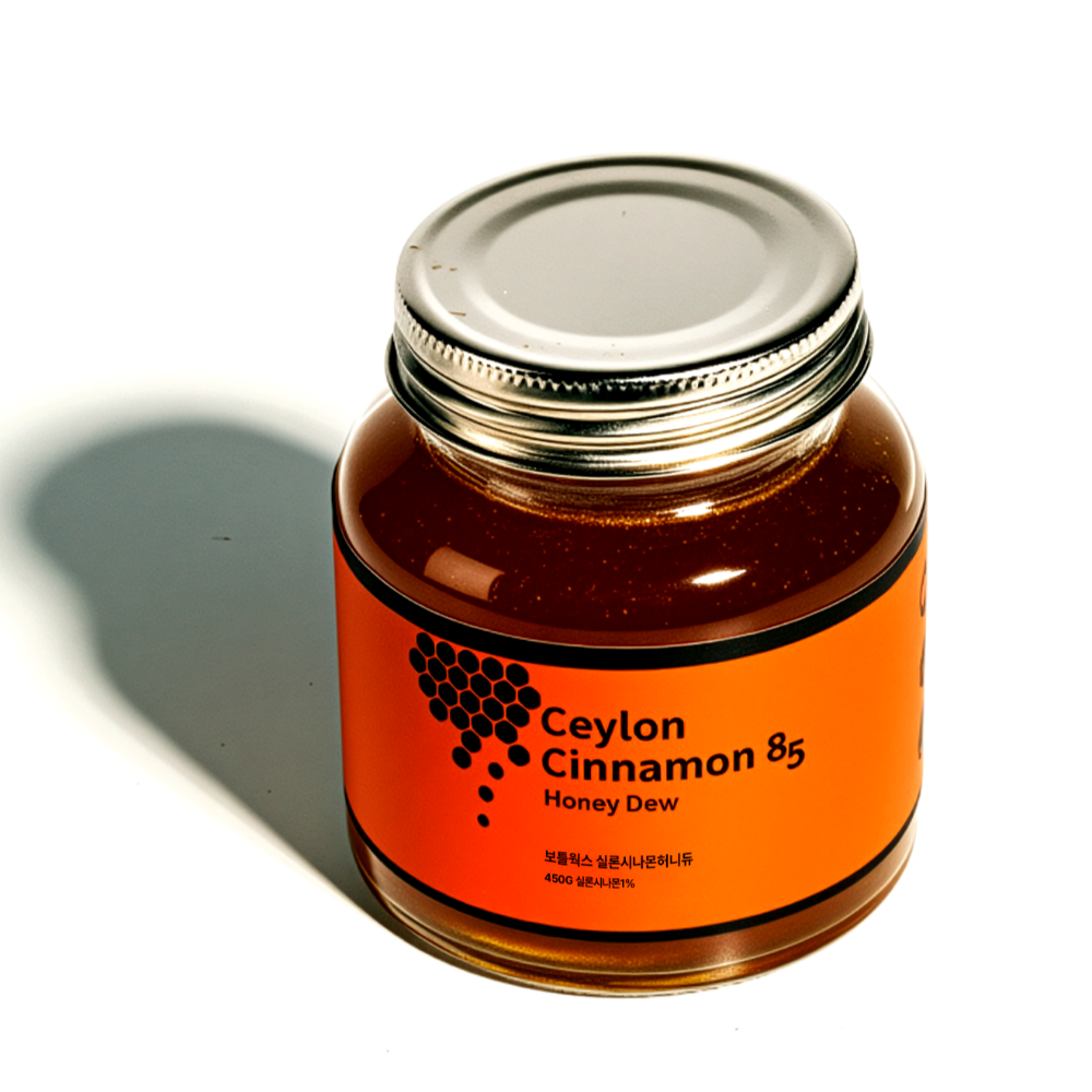 보틀웍스 실론시나몬 허니듀 계피 감로꿀 450g, 1개 이미지 1