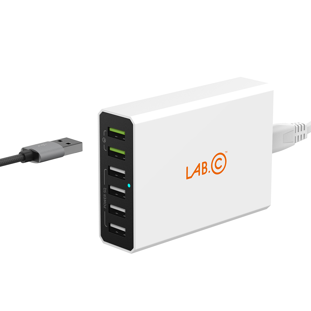 랩씨 최대 60W 6포트 퀼컴 3.0 멀티 충전기 - 상세 이미지 2
