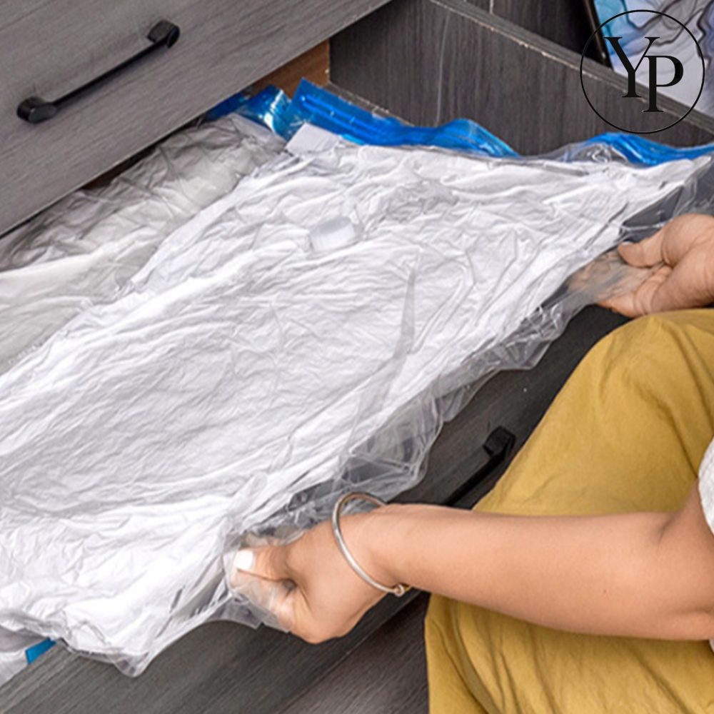 진공 압축 비닐팩 이불 겨울옷 패딩 코드 두꺼운 의류 정리 보관 여행용 보관팩