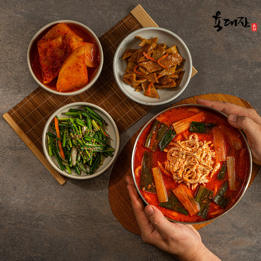 [신제품] 닭개장 원조 옛날전통육개장 [육대장본점] 파개장 육대장 육계장 밀키트850g 2인분 - 상세 이미지 4