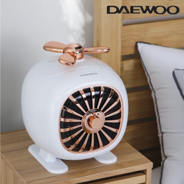 UV 초음파가습기 저소음 무드등 레트로 인테리어 초음파식가습기