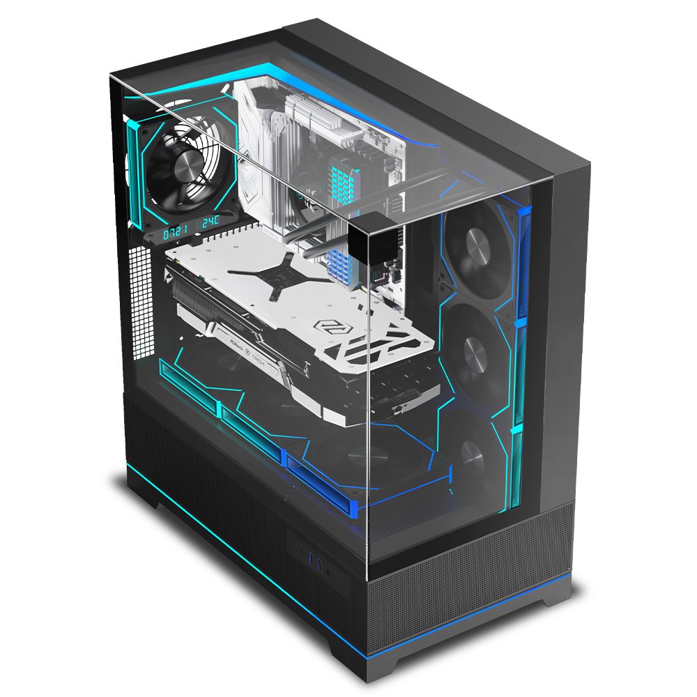 마이크로닉스 WIZMAX 루프탑 미들타워 PC 케이스 화이트 - 상세 이미지 4