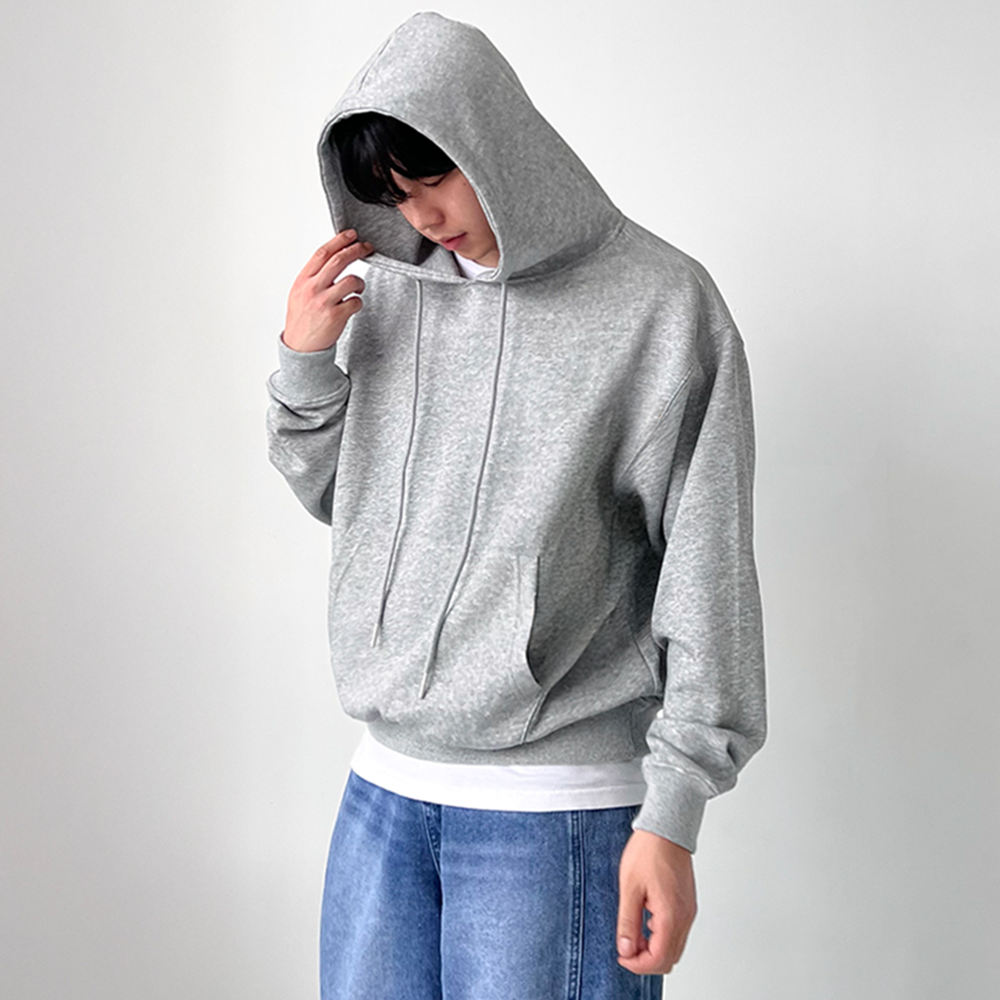 무지후드티 오버핏후드티 남자크롭후드