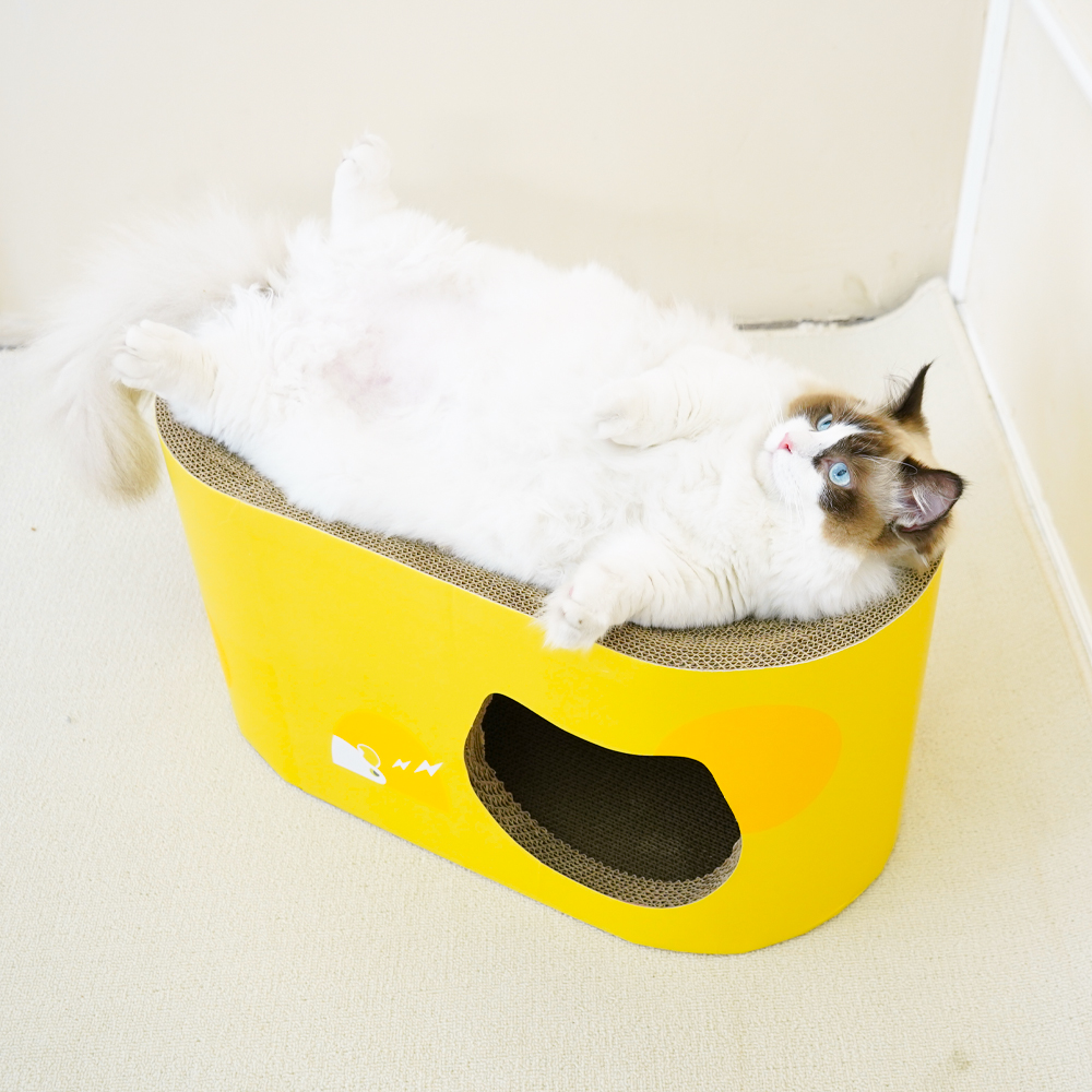 개과천선 어몽드 루베크 고양이 스크래쳐 하우스 - 상품 이미지