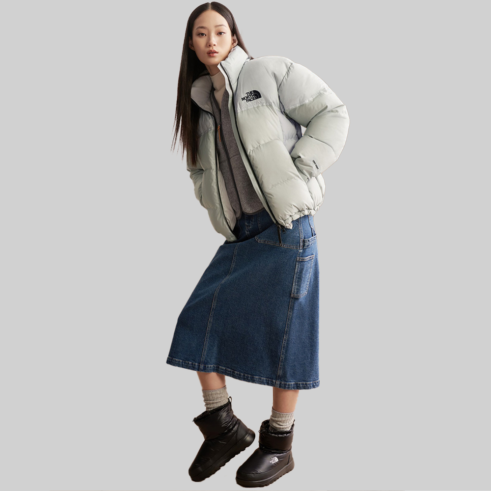 노스페이스 여성 청치마 블루릿지 데님 스커트 NK6NR54A NK6NR54