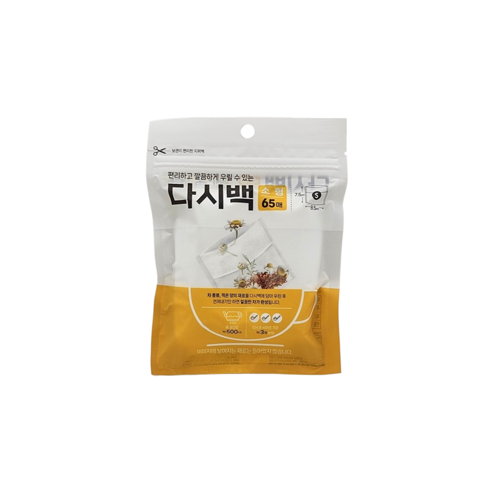 Jeepsaram 국내생산 일회용 다시백 소형 65매 - 상세 이미지 2