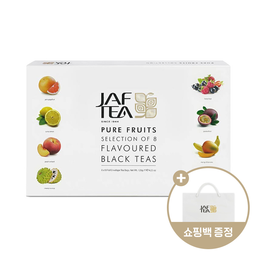 재프티 퓨어 후룻 컬렉션 80티백 세트 + 쇼핑백 - 메인 이미지