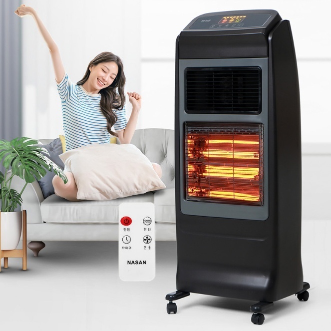 가정용 전기히터 PTC온풍기 카본히터 이동식 사무실열풍기