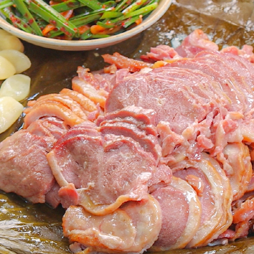 배나무골 연잎오리 훈제오리 슬라이스 국산 400g, 3개 - 상세 이미지 5