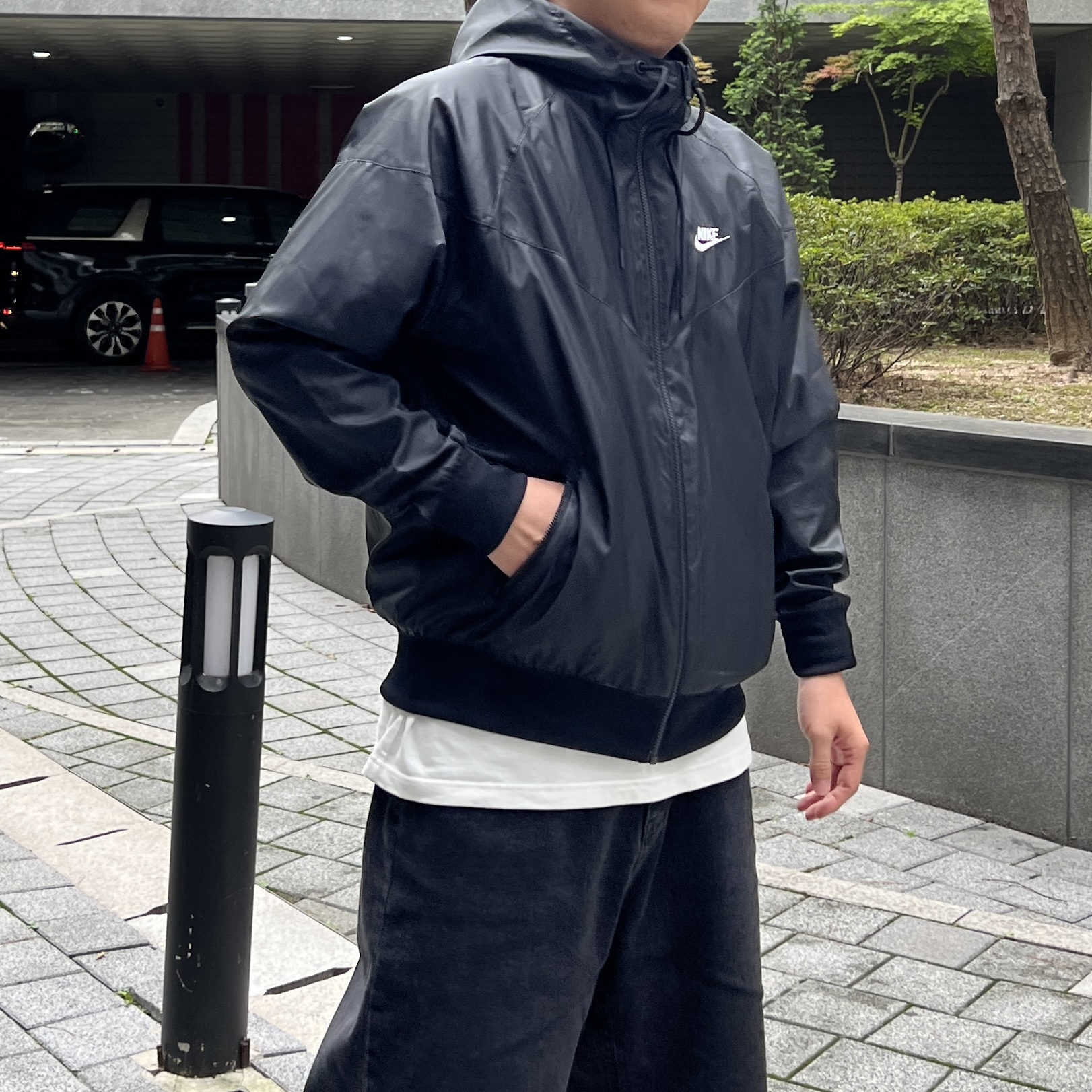 나이키 커플 바람막이 헤리티지 우븐 윈드러너 후디 스우시 남자 아노락 드라이핏 자켓 - 메인 이미지