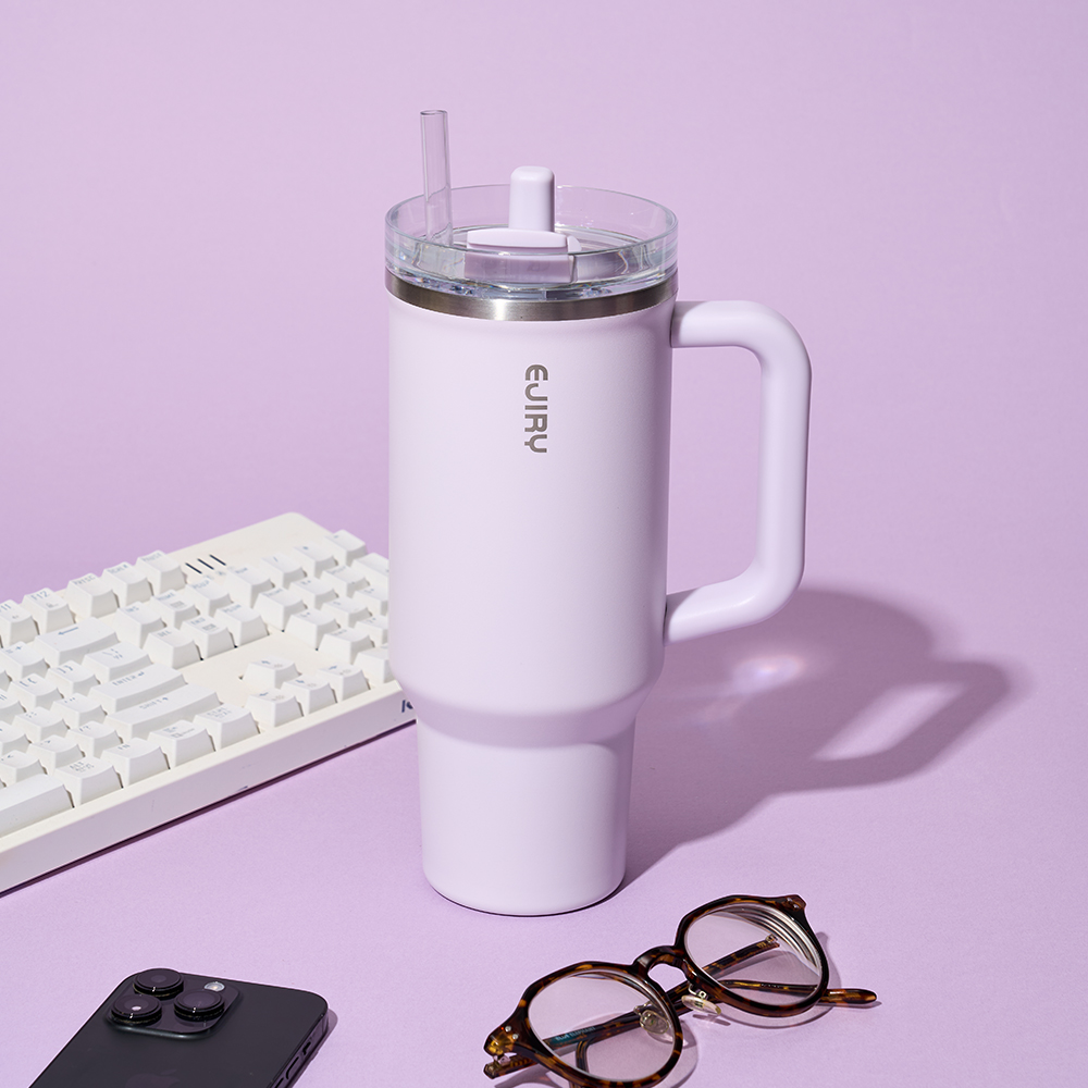 에지리 볼트 빨대 텀블러 (세척솔 포함) 900ml, 바이올렛, 1개 - 상세 이미지 3