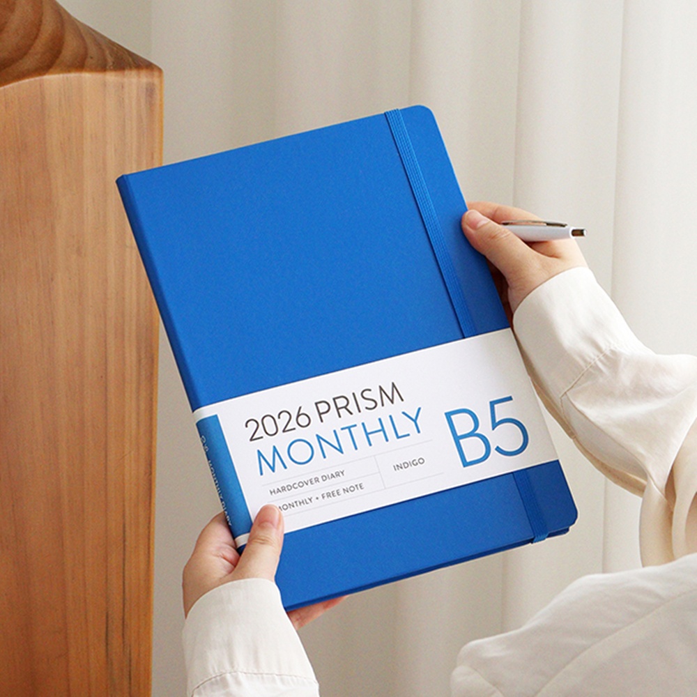 슬림 2026 큰 다이어리 먼슬리 2026년 직장인 회사 업무 노트 26년 B5 월간 - 상품 이미지