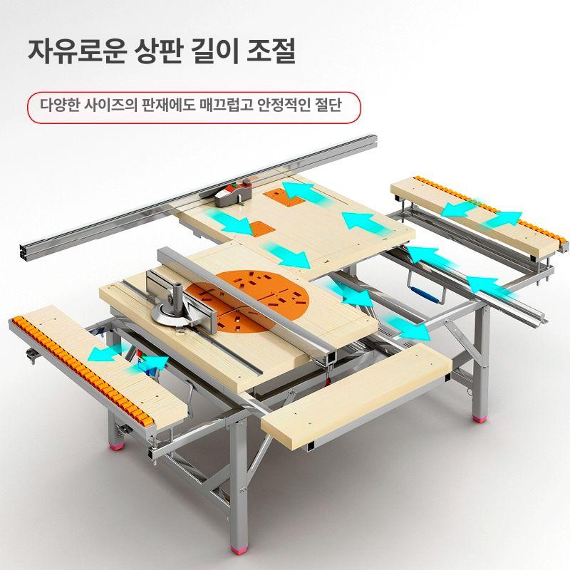 테이블쏘 작업대 조기대포함 테이블쇼 클램프 목공용 80x120 기본형 추가 구성품 없음 - 상세 이미지 5