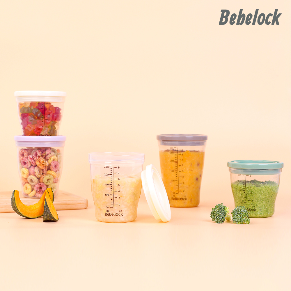 베베락 아이와 엘파 밀폐 이유식용기 12P 세트(120mlX180mlX 240ml) - 상세 이미지 4