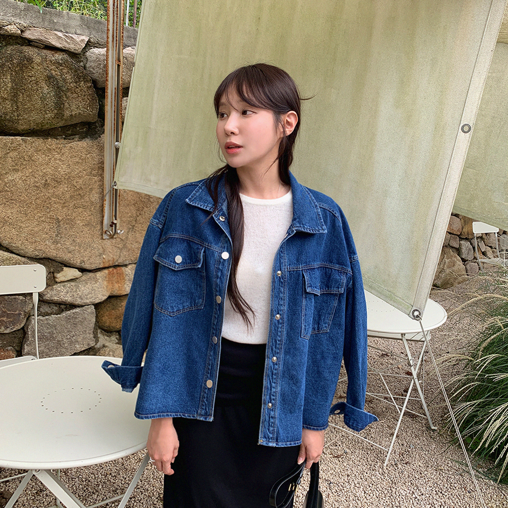 모드라인 데님 자켓 - 상세 이미지 5