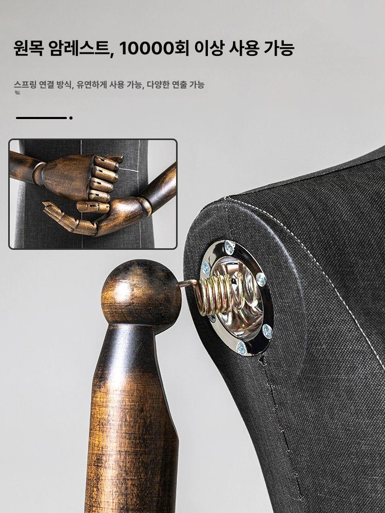 양복점 남자마네킹 옷가게 양복 정장 전시용 매장 상반신 앤티크심플스타일사각없음 공식 표준 세트 - 상세 이미지 4
